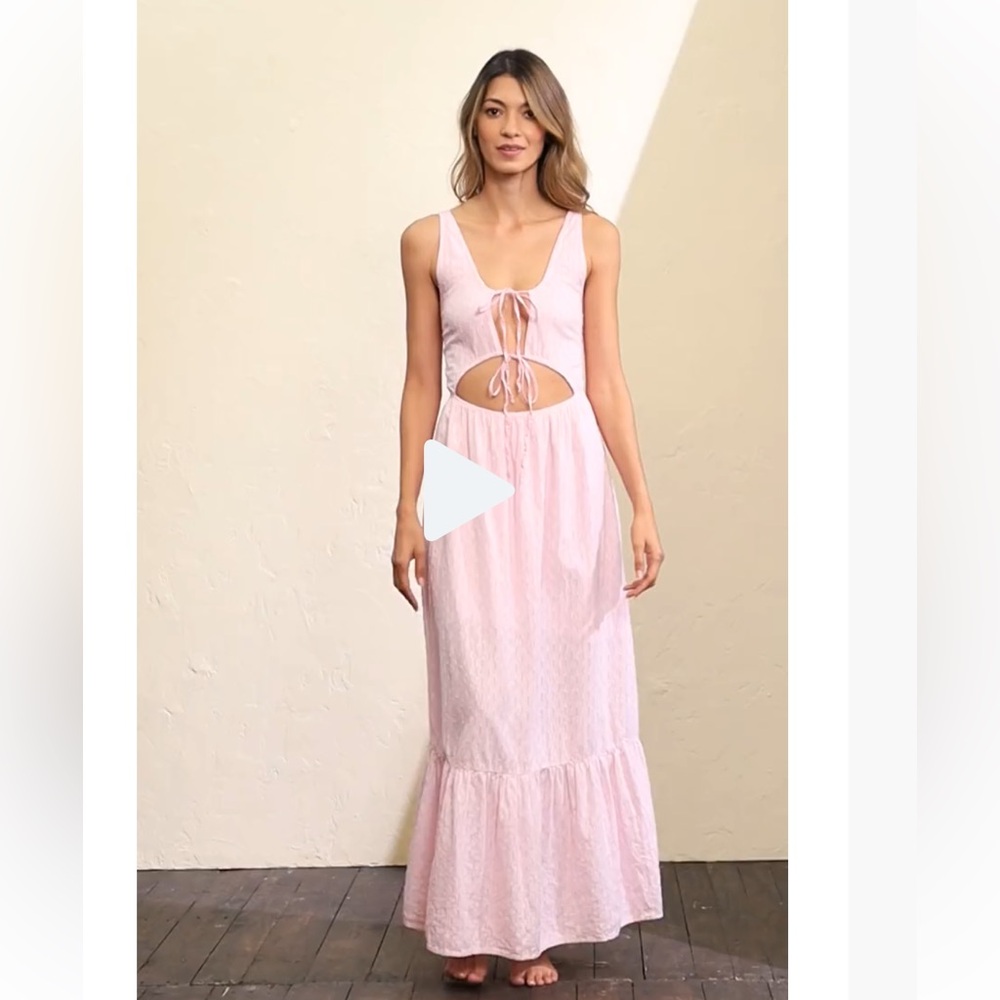 • Maaji • NWOT Kora Cutout Convertible Coverup Dress Pink Size Medium